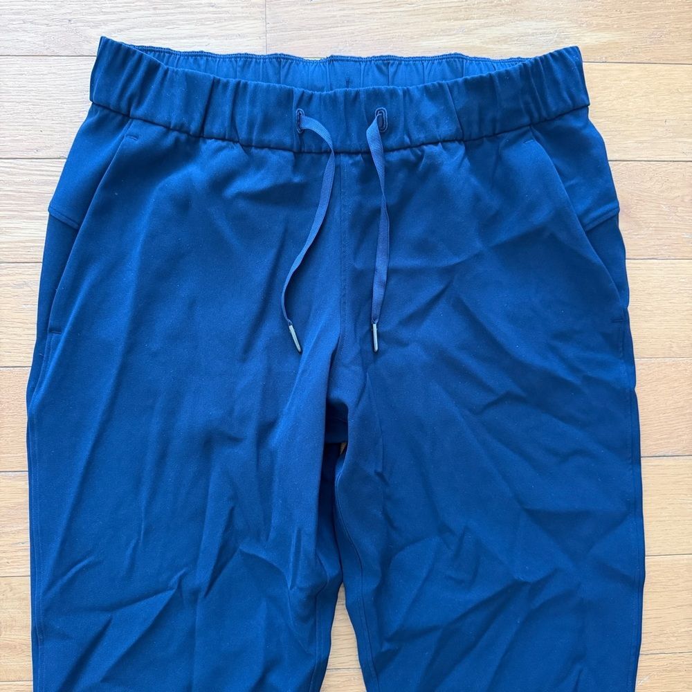 Lululemon Blue Tapered Leg Midrise Pants Women Size 8 - Picture 3 of 7